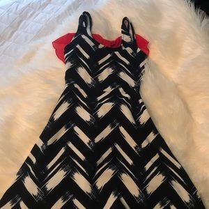 Red white and blue sundress